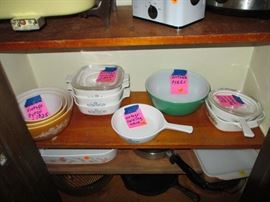 Vintage Correlle and Pyrex 