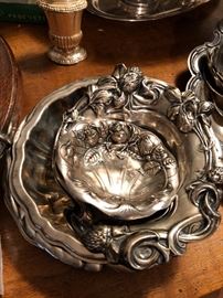 Sterling and antique silver