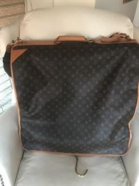 Genuine (Guaranteed!) Louis Vuitton garment bag.  Only used once or twice....looks like new!