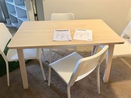 Ikea table & 4 chairs-$100