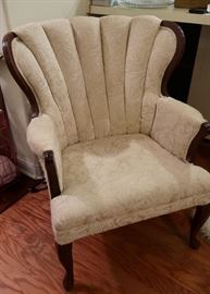 Channel Back Arm Chair