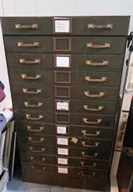 Heavy Metal File Cabinet-Industrial & Super cool!!