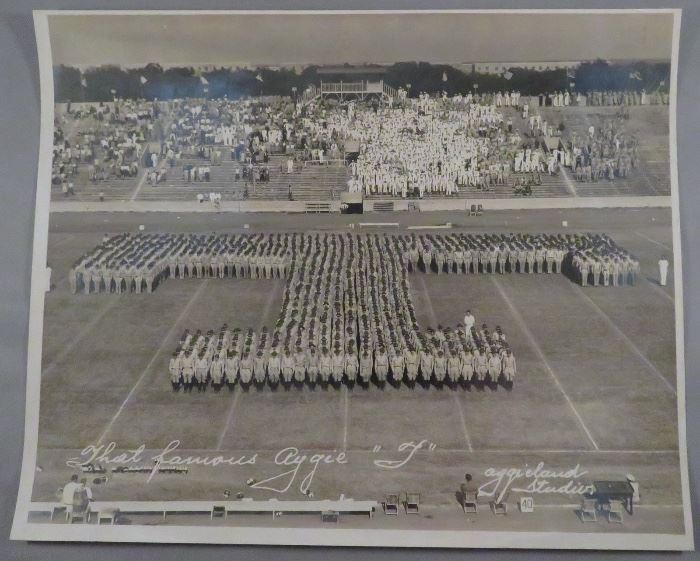CORPS OF CADETS AT KYLE FIELD, TX CIRCA 1940
