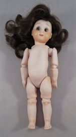 INTRICATE JOINTED PORCELAIN BODY OF THE ARMAND MARSEILLE GOOGLY EYE OR NOBBIKID DOLL