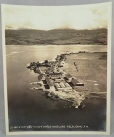 ORIGINAL US MILITARY PHOTOGRAPH OF LUKE FIELD, OAHU, HAWAII CIRCA 1930 (MORE THAN LIKELY US ARMY AIR CORPS)