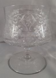 CAMBRIDGE "DIANE" ETCHED GLASS IS A VERY SOUGHT AFTER PATTERN AND THIS FORM IS QUITE RARE