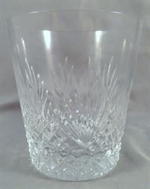 ELEGANT WEDGWOOD "MAJESTY" CUT GLASS DOUBLE OLD-FASHIONED OR WHISKY GLASS - RETAILS FOR OVER $90
