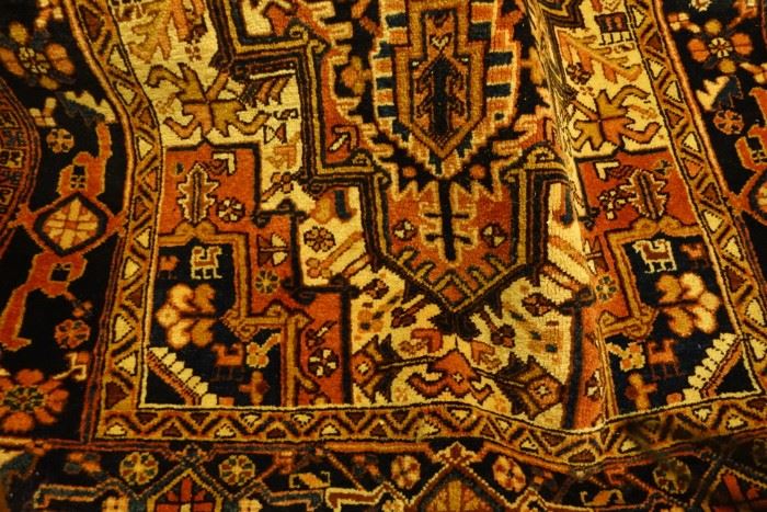 Heriz Persian Hand-woven Rug 9X12