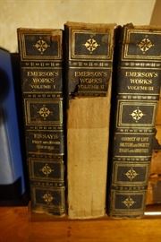 Antique books, many first editions! Fair physical shape, but considering some from mid-1800s, great find! Would make for great interior decorator fill-ins!