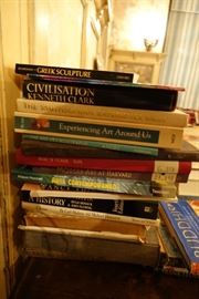 BOOKS, BOOKS, and MORE BOOKS. If you are an artist, art enthusiast, or art historian buff, large collection of art books. Great for table readings!