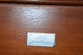 Originally bought at Sprintz for about $1500. Handmade in Philipines by Lineage Home Furnishings. Beautiful rattan bed sleigh. Damaged. $150