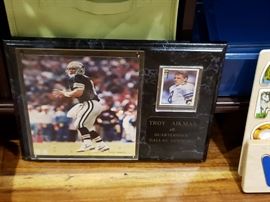 Sports memorabilia with COA
