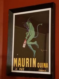 Original Vintage Maurin Quina By Leonetto Cappiello