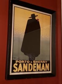 Original Vintage Porto & Sherry Sandeman By Leonetto Cappiello
