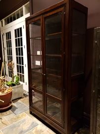 Thomasville China Cabinet with silverware drawers