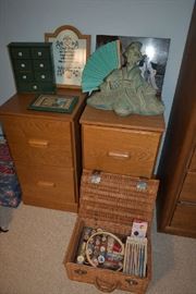 FILING CABINET, DECOR, SEWING