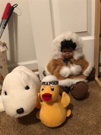 stuffed animals ~ Eskimo doll
