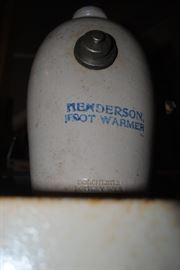 Henderson  Foot Warmer - pottery