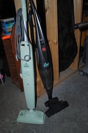 Bissell steam mop and Hoover Flair vacuum