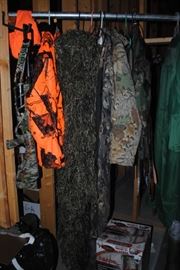 Like new assorted camo clothes - Cabela's, and other great brands - pants, coats, overalls, and more
