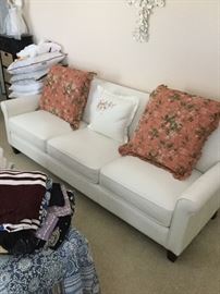 White leather couch $2000