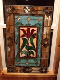 handmade stained glass 26x41