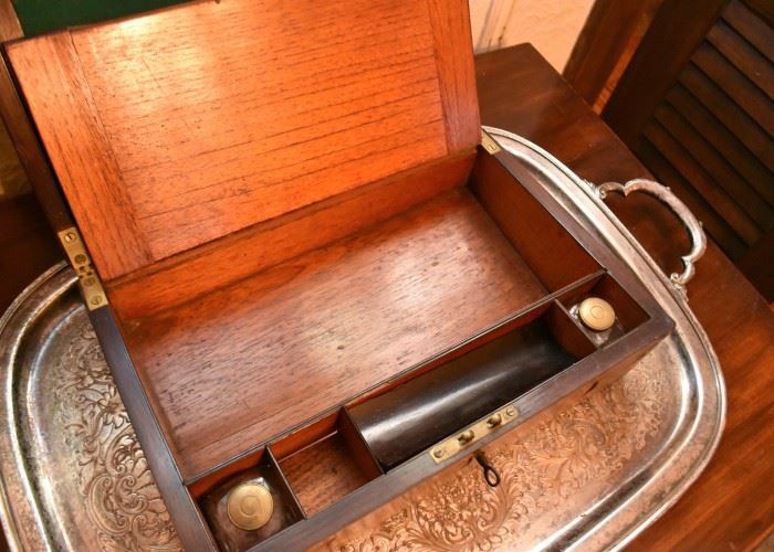 Antique Portable Writing Desk / Lap Box