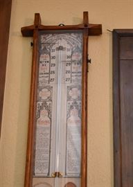 Unique Antique Thermometers Display 