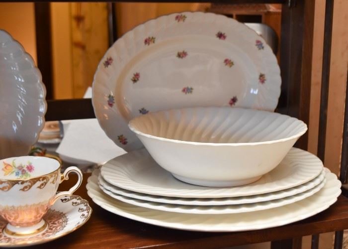 White Dinnerware (Johnson Brothers & Others)