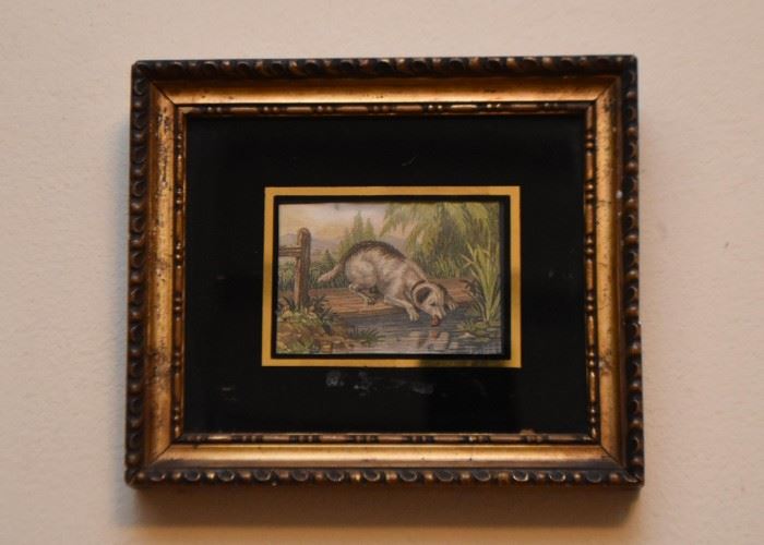 Framed Miniature Artwork - Depicting Aesop's Fables