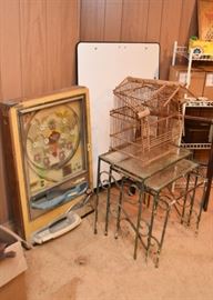 Pachinko Game, Dry Erase Easel, Iron Nesting Tables, Bamboo Birdcage