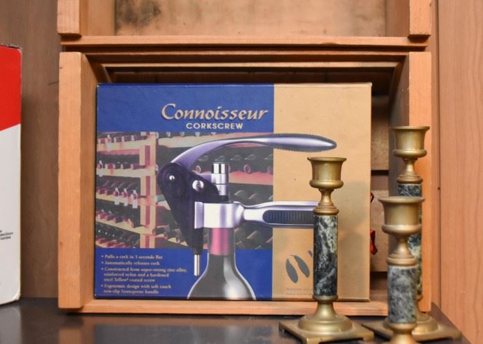 Connoisseur Corkscrew, Candlesticks