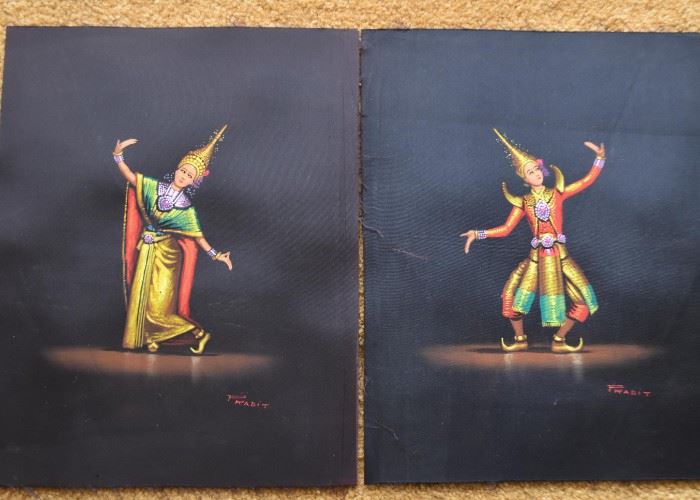 Original Artwork / Painting - Thai Dancers