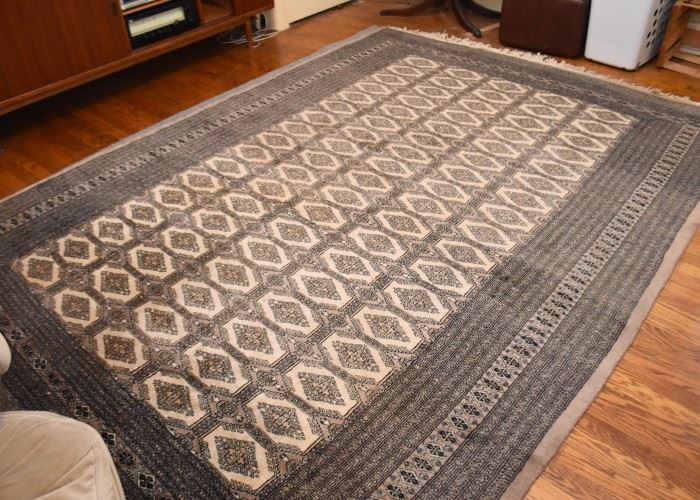 Bokhara Area Rug (Approx. 118" x 85.5")