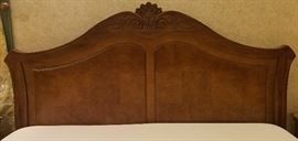 Thomasville cherry wood king headboard