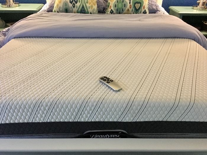 Beauty Rest Phoebe Plush Black Ice Adjustable Foam Queen Mattress.  Used less than 4 mos.