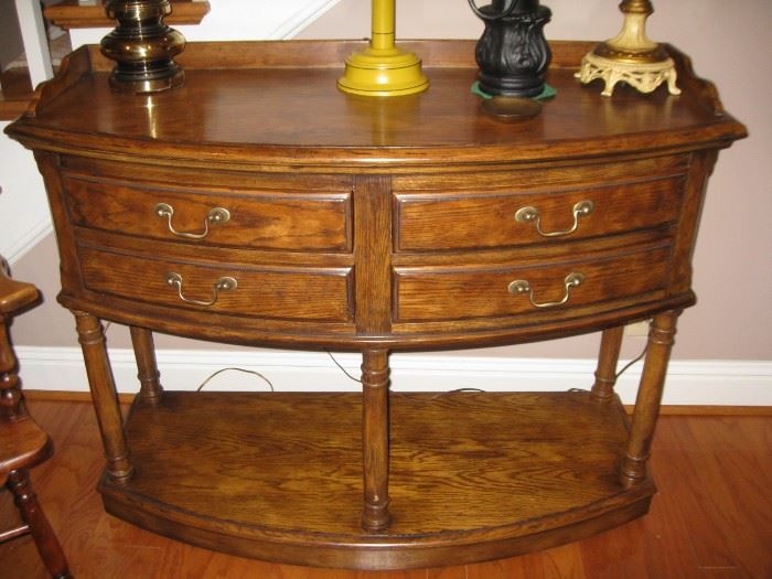 Drexel buffet with drawer lined for flatware