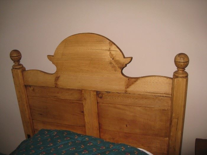 Pair of twin beds made from the headboard and footboard or 1 twin bed- original side rails still available to convert back to twin bed