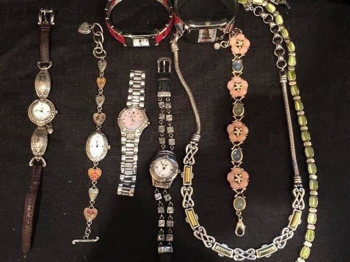 Brighton Watches & Assorted Costume Jewelry