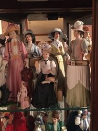 Avon Mrs. Albee Award figurines. Have been stored in curio cabinet.