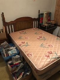 Another bed, with mattress in good shape.