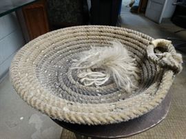 Basket made from lasso