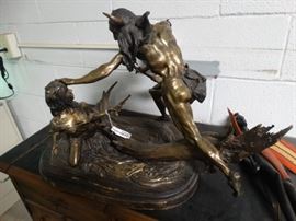 Jim Thomas Native American Bronze statue The Ref ...