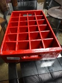 Vintage wood soda case