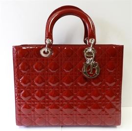 Lot 230: Dior Cannage Quilted Lady Handbag