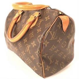Lot 218: LV Louis Vuitton Classic Monogram Speedy Bag Purse
