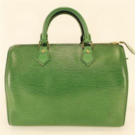 Lot 244: Louis Vuitton Epi Leather Speedy Handbag Purse
