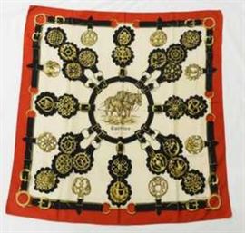 0215: Hermes "Ciuvereries" Silk Scarf