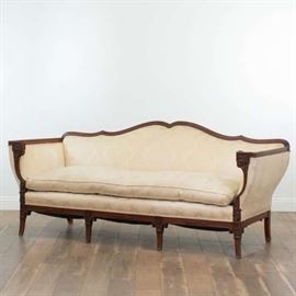 VICTORIAN FRENCH EMPIRE REVIVAL STYLE SOFA