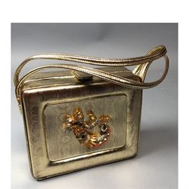 Lot 212 KENNETH LANE for ROSENFELD Evening Bag. Jeweled g